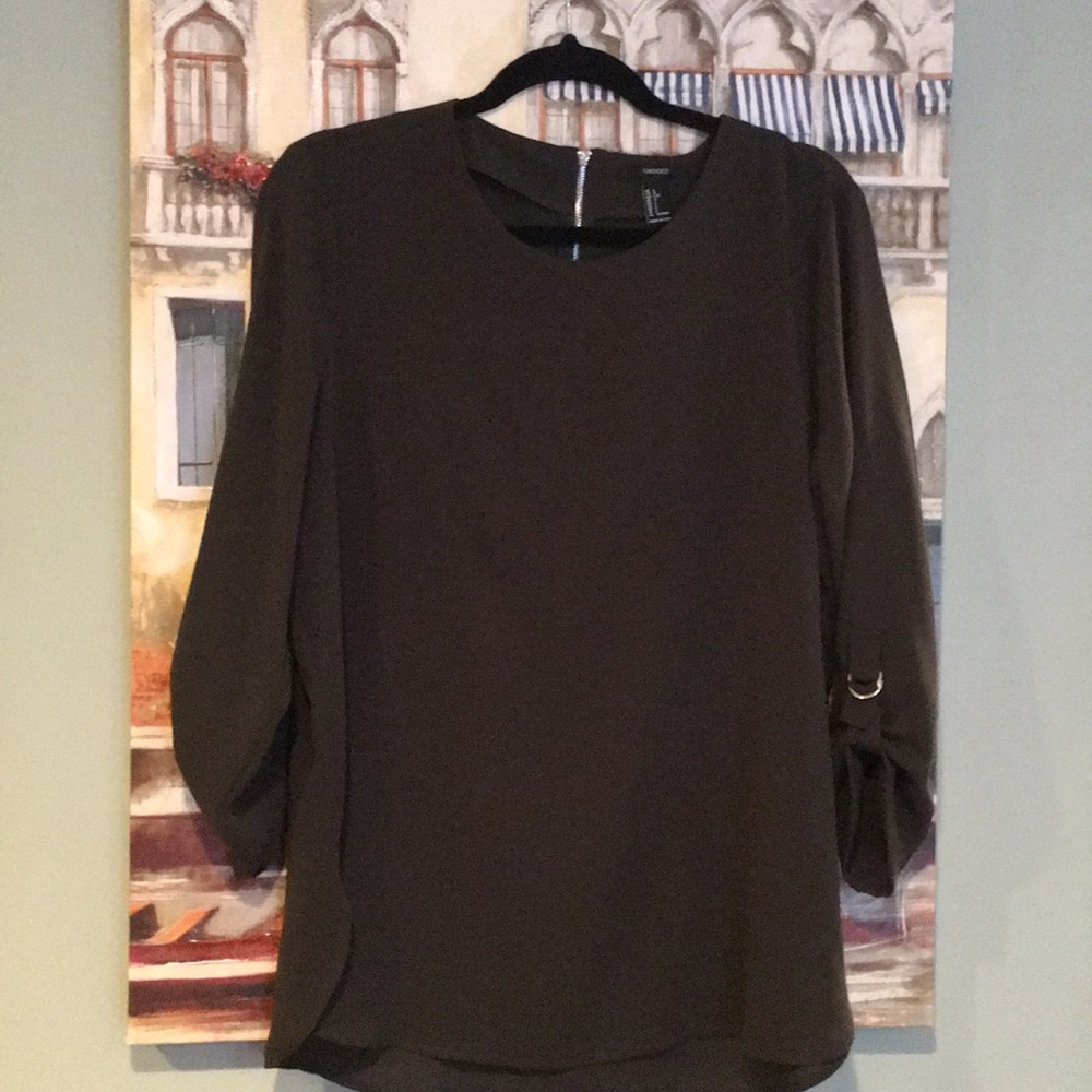 Forever 21 Dark Green Top